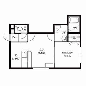 PLAZA INコスモ(1DK/3階)の間取り写真