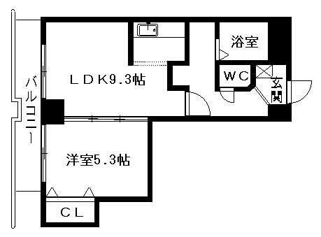 表参道・明豊ビル(1DK/3階)の間取り写真