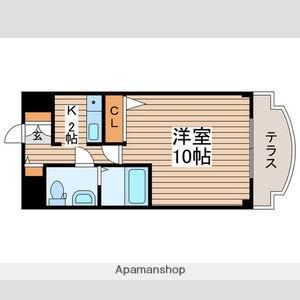 エステトーワ(1K/1階)の間取り写真