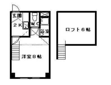 ノースピア23(1K/3階)の間取り写真