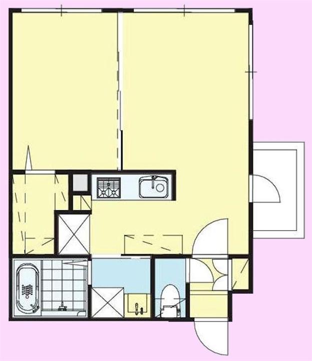 モルティーニ南円山(1LDK/2階)の間取り写真