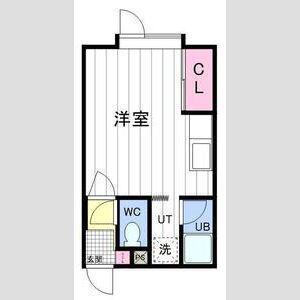 SRビルレストパレス(ワンルーム/3階)の間取り写真