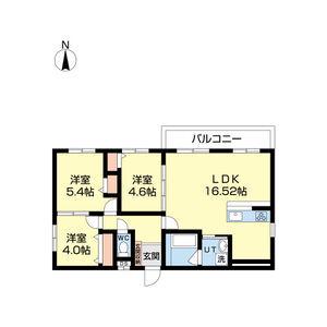 HS313(3LDK/5階)の間取り写真