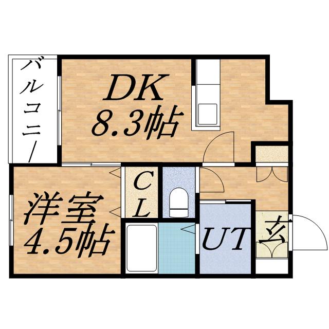 オリエントステージ表参道(1LDK/7階)の間取り写真