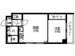 キャロルBOX壱番館(1LDK/2階)の間取り写真