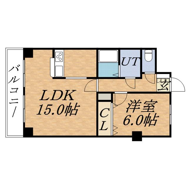 RAFILIA SAPPORO(1LDK/11階)の間取り写真