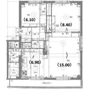 発寒グリーンハイツ(2LDK/4階)の間取り写真