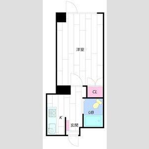 クリーンシャトー13(1K/3階)の間取り写真