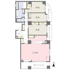 クレステージ・S6W12タワー(3LDK/11階)の間取り写真