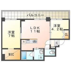 スペチアーレ420(2LDK/2階)の間取り写真