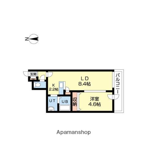 グランメゾンN5(1LDK/3階)の間取り写真