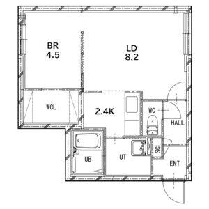 EFFORT S7(1LDK/1階)の間取り写真