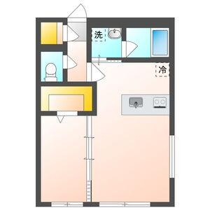 カレラ学園前(1LDK/3階)の間取り写真