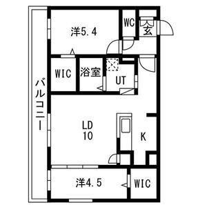 ヴィレッジ表参道(2LDK/3階)の間取り写真