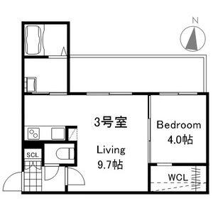 プレスタ南7西16MS(1LDK/1階)の間取り写真