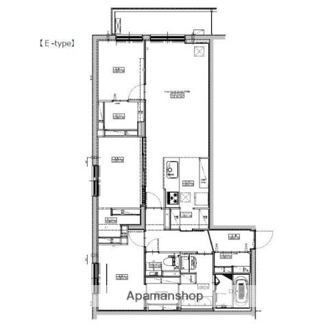 LEIALII511(2SLDK/3階)の間取り写真