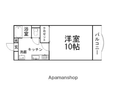 M.ASEBI(1K/2階)の間取り写真