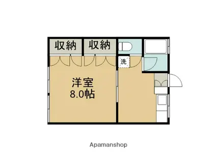 アパートメントハウス瑤林(1K/1階)の間取り写真