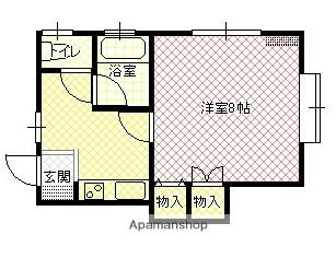 サングレア(1K/2階)の間取り写真