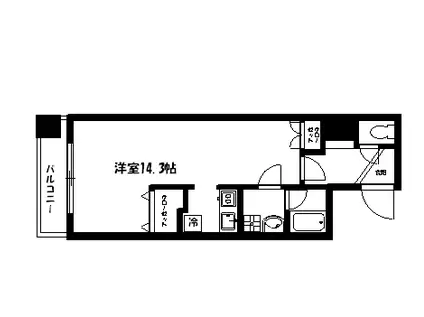 LA DOUCEUR榴ヶ岡(ワンルーム/3階)の間取り写真