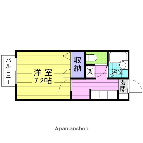 リブシャーメゾン(1K/2階)の間取り写真