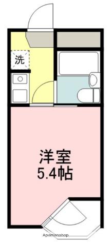 仙台堤町ロングビーチマンション(1K/3階)の間取り写真