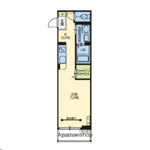 仙台市地下鉄南北線 泉中央駅 徒歩6分 3階建 築5年(1K/1階)の間取り写真