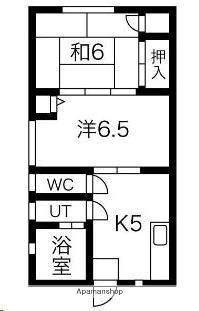 サンコーポⅢ(2K/2階)の間取り写真