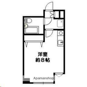 ライオンズマンション青葉通第2(ワンルーム/5階)の間取り写真