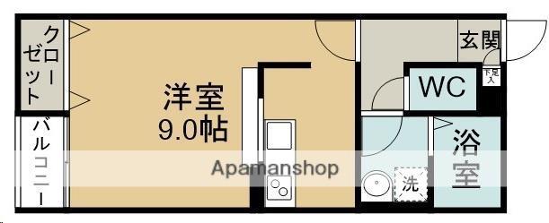 メゾン・コナ(1K/2階)の間取り写真