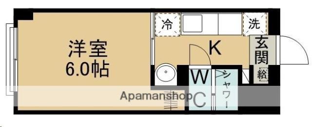 エイトジュリアン(1K/3階)の間取り写真