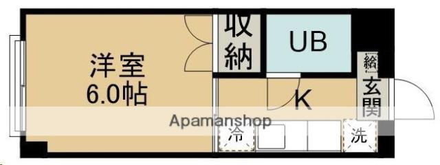 エイトジュリアン(1K/3階)の間取り写真