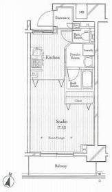 フィットエル仙台一番町(1K/10階)の間取り写真