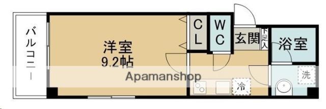 フィオーレ壱番館(1K/3階)の間取り写真