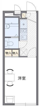 レオパレスシャングリラ2007(1K/2階)の間取り写真