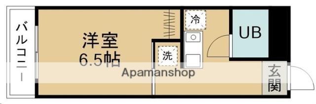 NOIE八幡宮(1K/2階)の間取り写真