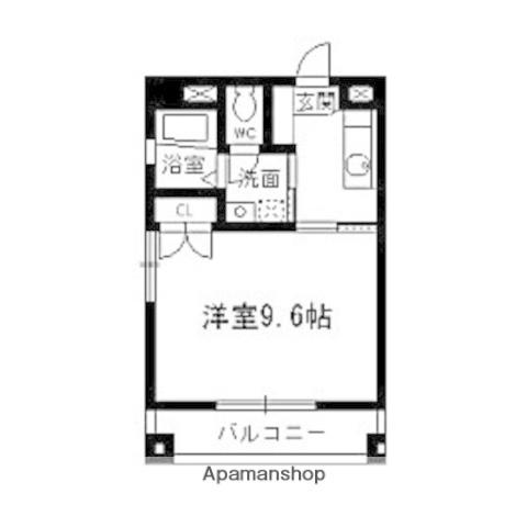 PLACE-2(1K/2階)の間取り写真