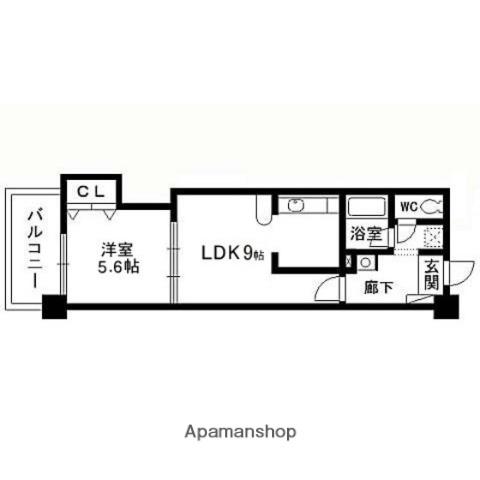 グランシャリオⅠ(1LDK/2階)の間取り写真
