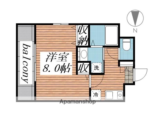 アブニール小田原(1K/7階)の間取り写真