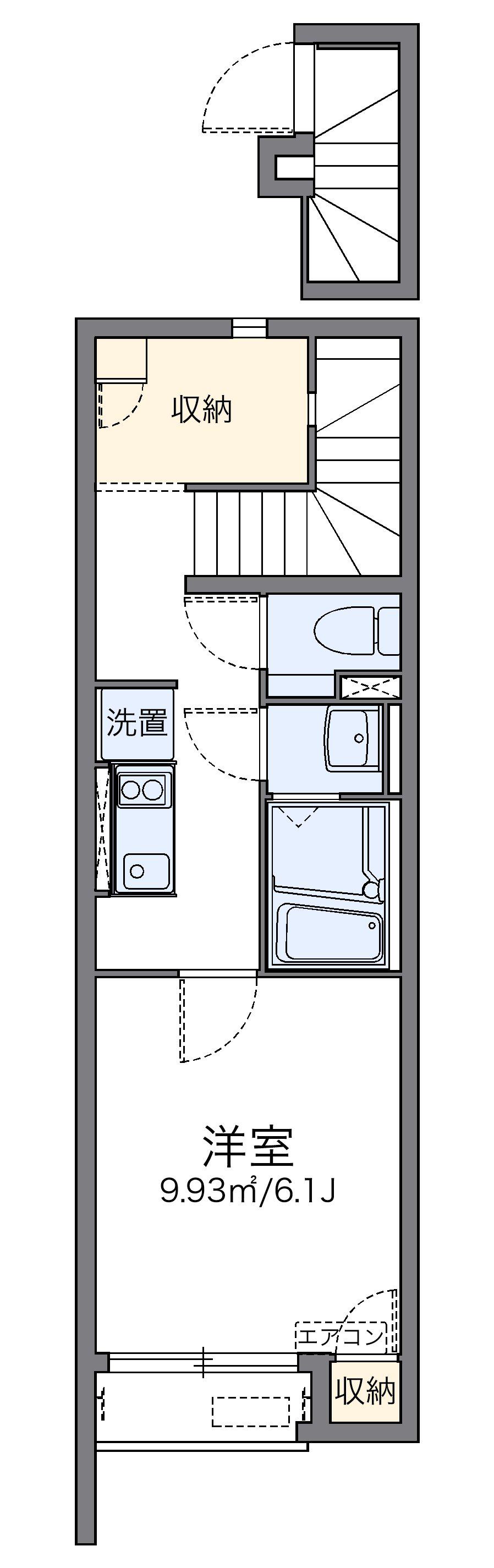 レオネクスト菊華(1K/2階)の間取り写真