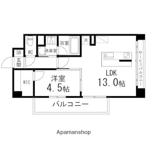 ANERA(1LDK/2階)の間取り写真