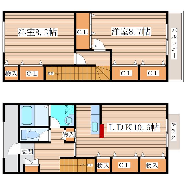フェニックス本木壱番館(3LDK)の間取り写真