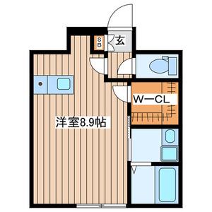 REFINA晩翠(ワンルーム/3階)の間取り写真