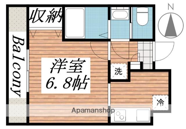 HF仙台レジデンスイースト(1K/3階)の間取り写真