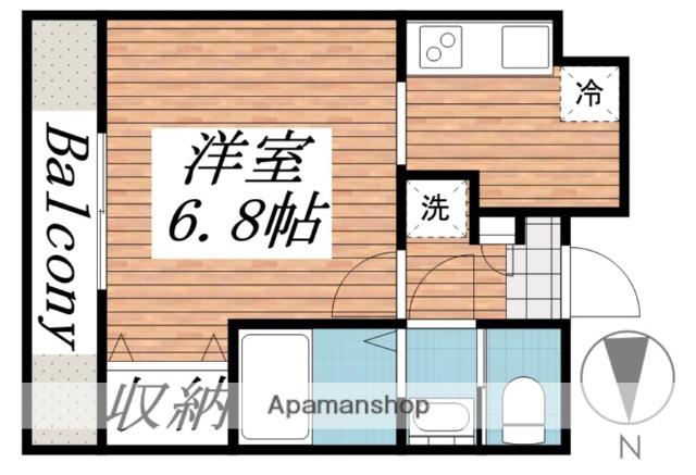 HF仙台レジデンスイースト(1K/8階)の間取り写真