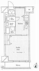 フィットエル仙台一番町(1K/13階)の間取り写真