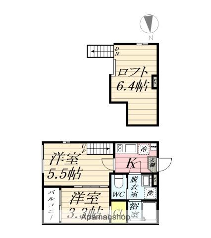 NOALETTA (2K/1階)の間取り写真
