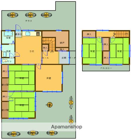 東北本線 国府多賀城駅 徒歩16分 2階建 築50年(5SDK)の間取り写真