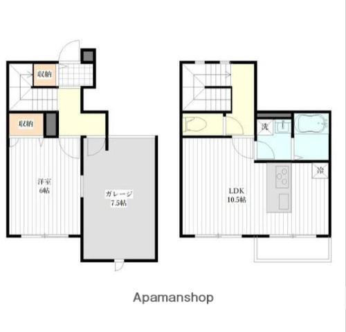 平成BASE(1LDK/1階)の間取り写真