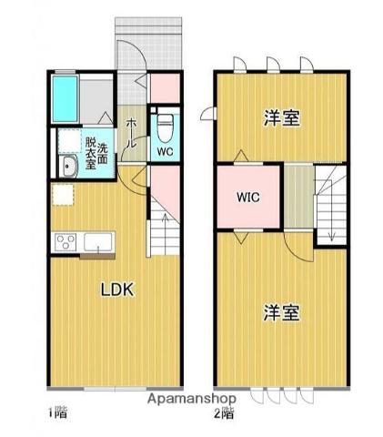 レガシーヒルズ ジェイ(2LDK/1階)の間取り写真